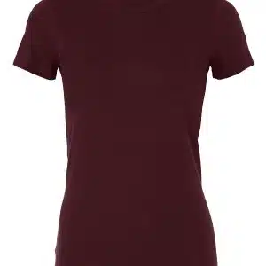 Sheer mini rib crew neck t-shirt