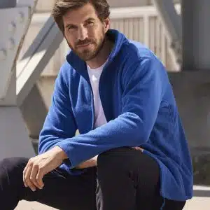 Full-zip outdoor fleece