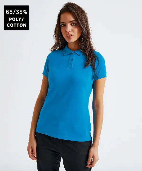 Womens polycotton blend polo