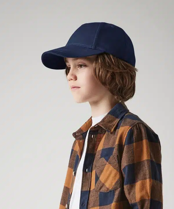 Junior organic cotton 5-panel cap