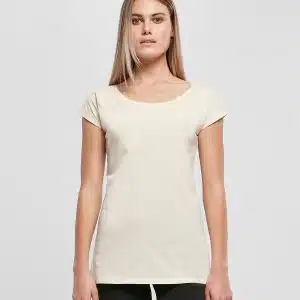 Women's wide neck tee