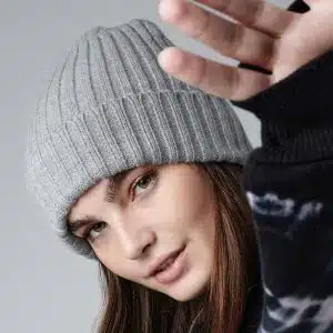 Chunky ribbed beanie