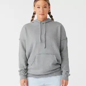 Unisex raw-seam hoodie