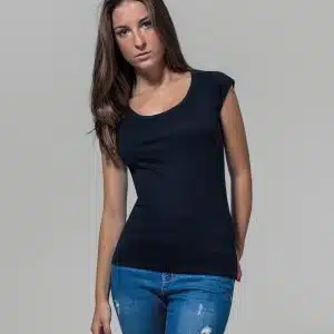 Women's back cut tee