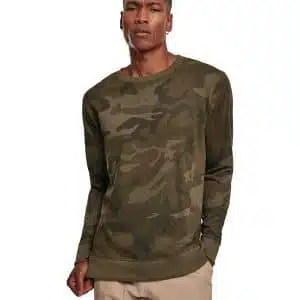 Camo crew neck