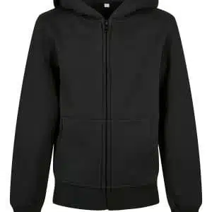 Organic kids basic zip hoodie