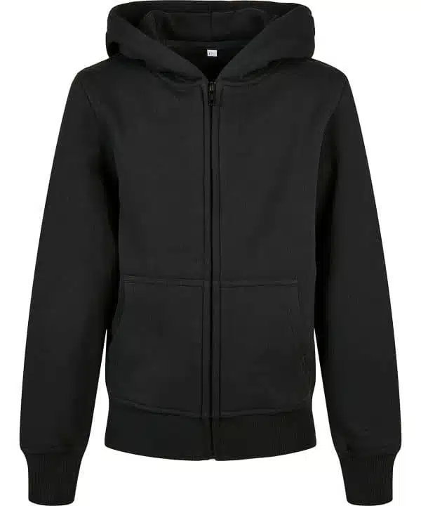 Organic kids basic zip hoodie