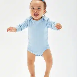 Baby organic long sleeve bodysuit