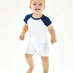 Baby baseball playsuit