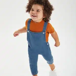 Baby Rocks denim dungarees