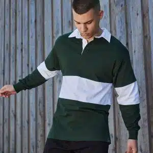 Panelled rugby shirt