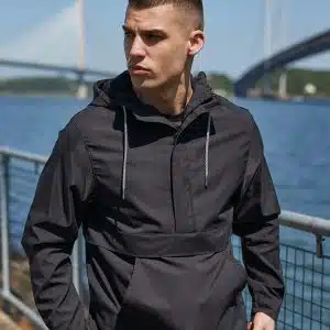 Pullover half-zip jacket