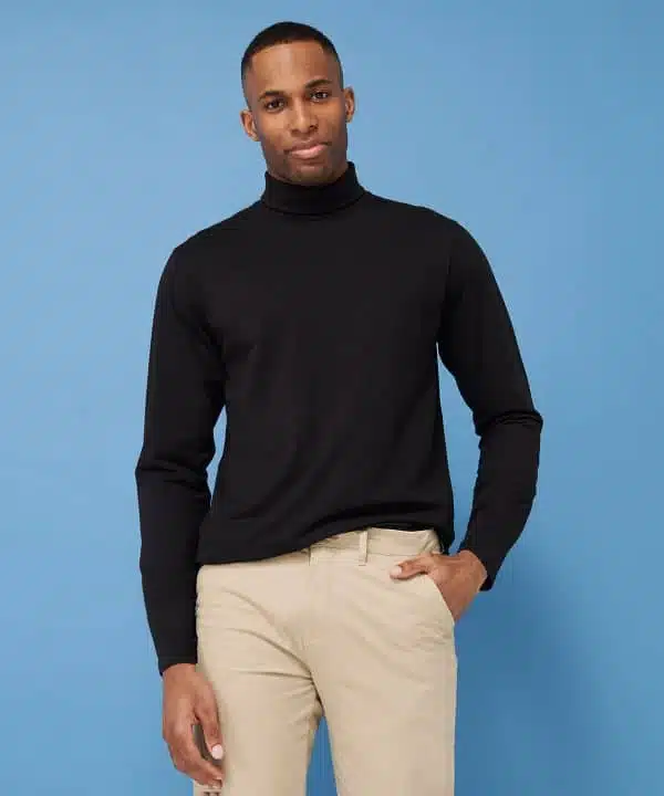 Long sleeve roll neck top