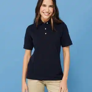 Women's classic cotton piqué polo shirt