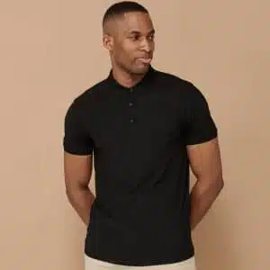 Stretch polo shirt with wicking finish (slim fit)