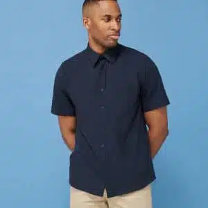 Wicking antibacterial short sleeve shirt