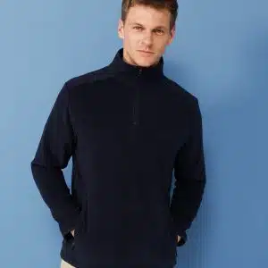 ¼ zip microfleece jacket