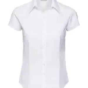 Womens cap sleeve Tencel® fitted shirt