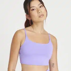 Womens recycled tech sports bra