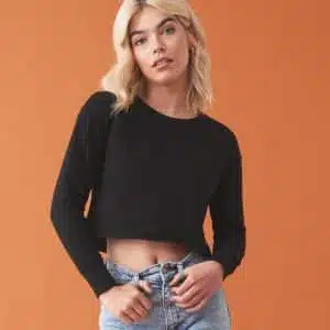 Women's cropped sweat