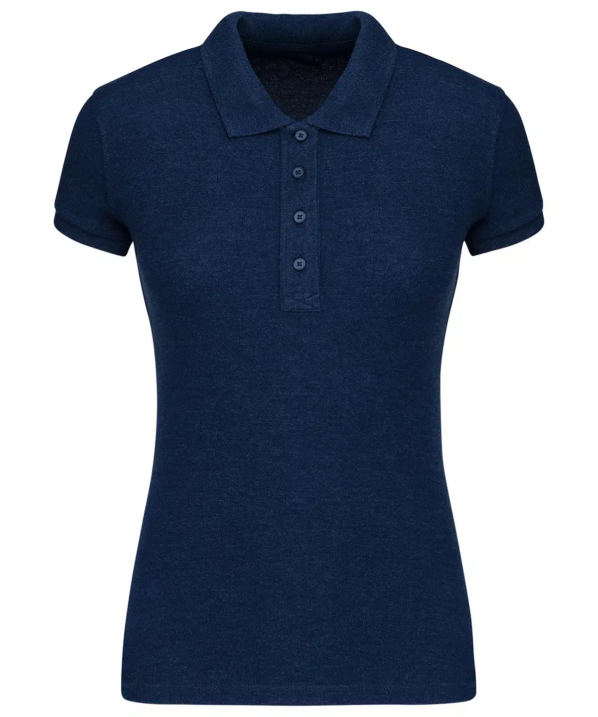 Ladies organic piqué short-sleeved polo shirt