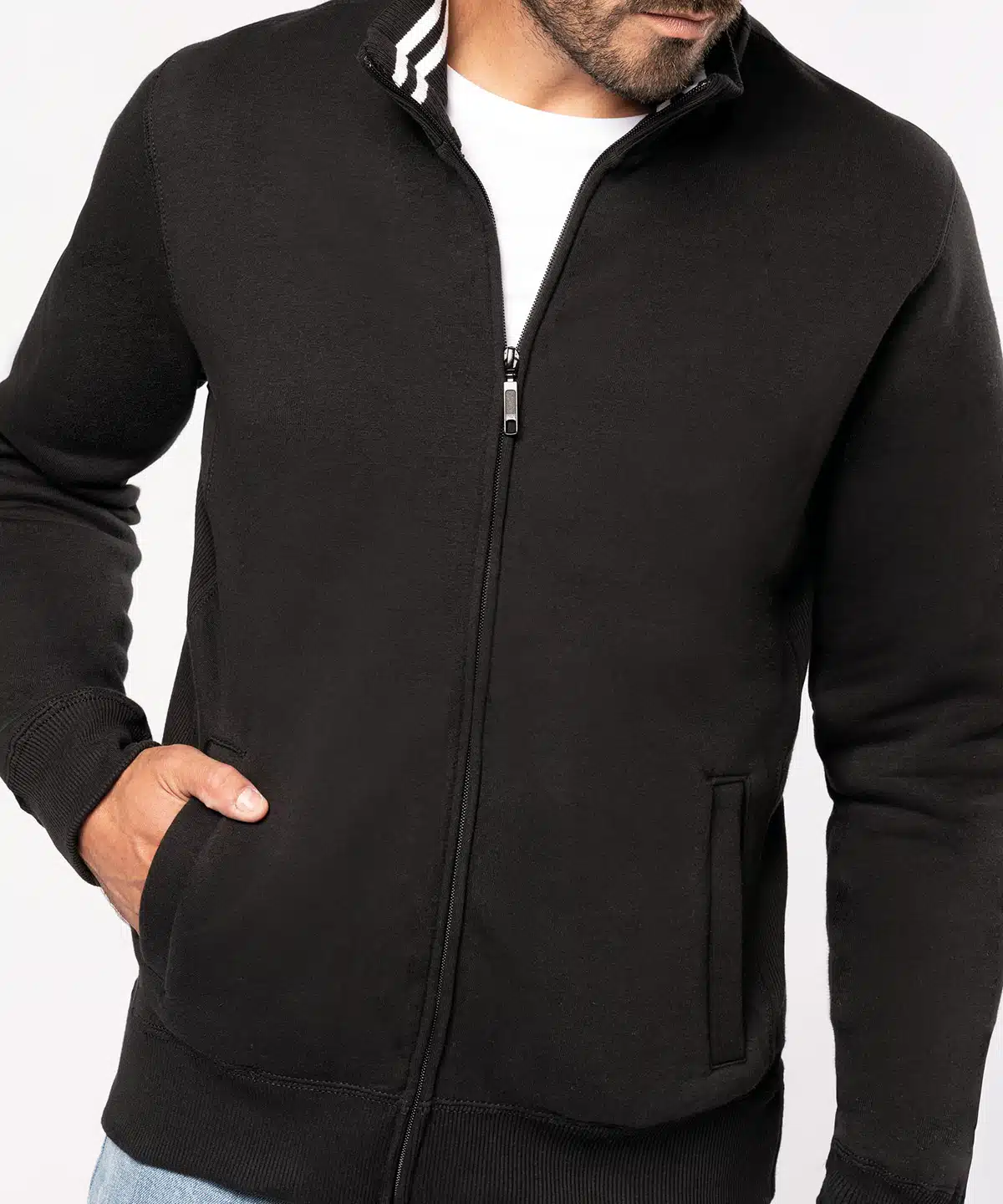 Men's full zip sweat jacket