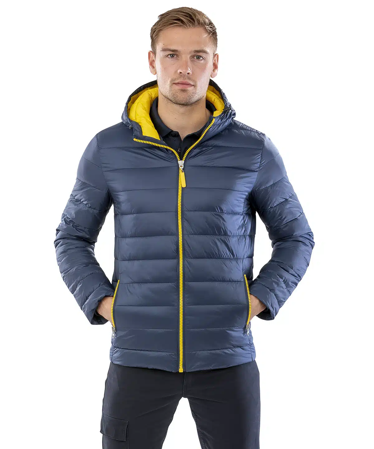 Urban snow bird hooded jacket