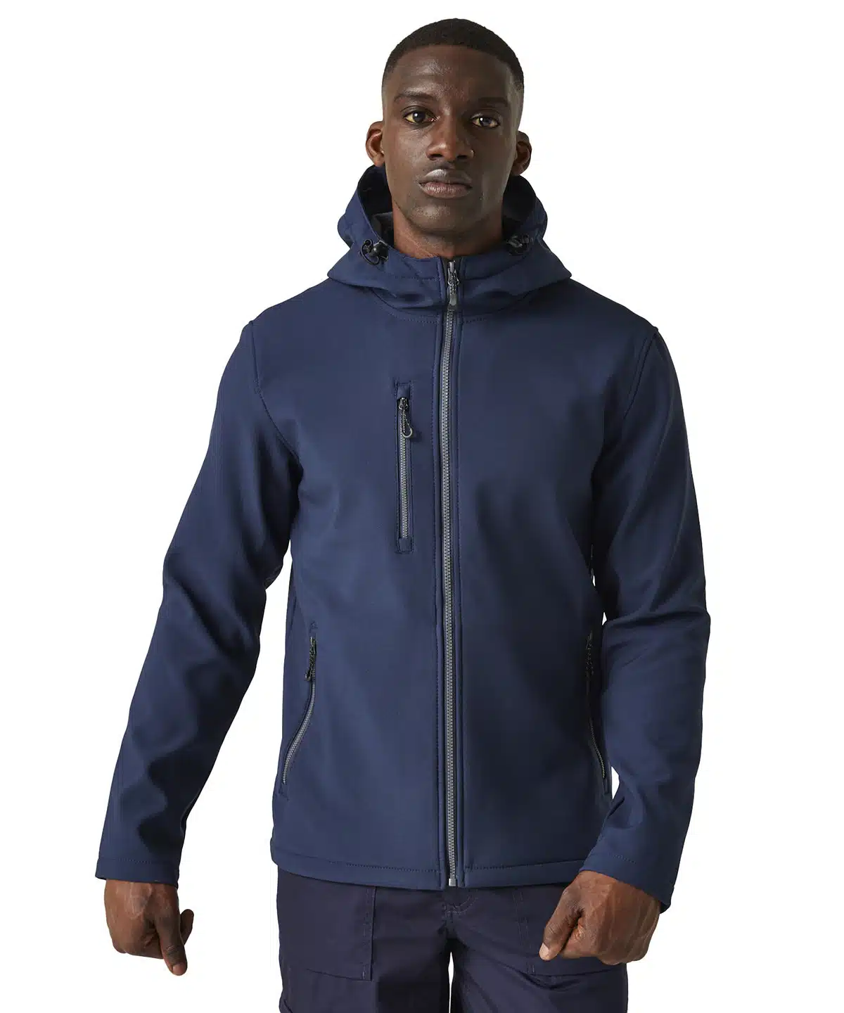 Navigate 2-layer hooded softshell jacket