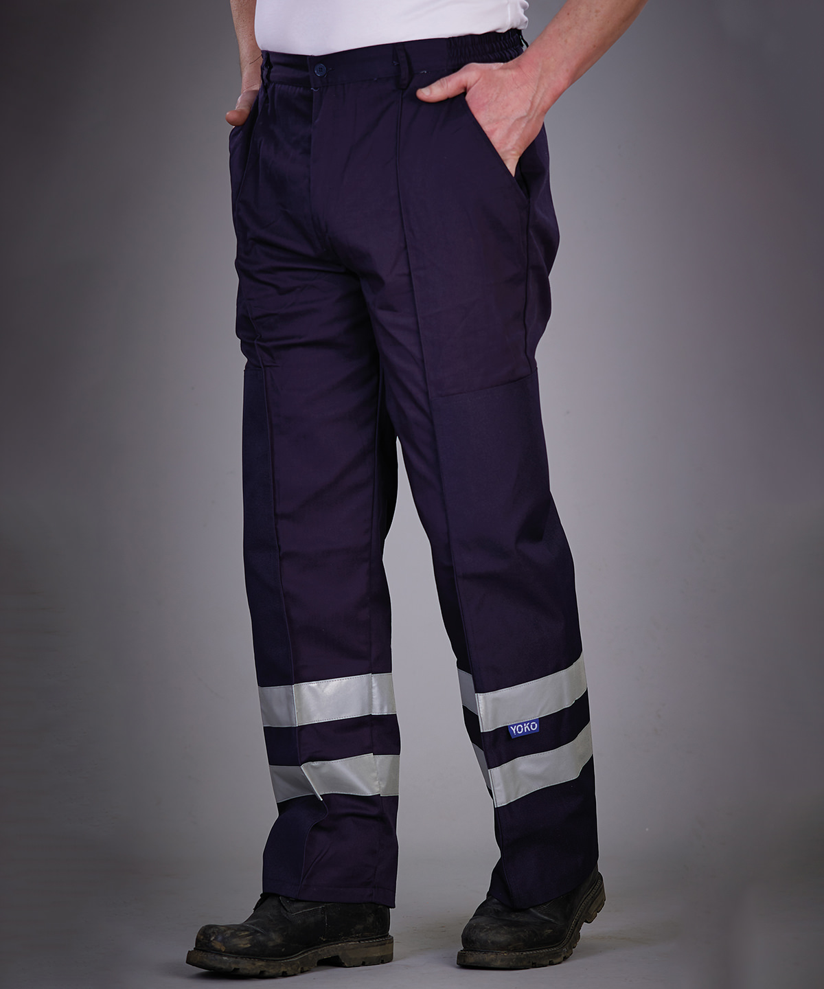 Reflective polycotton ballistic trousers (BS015T)