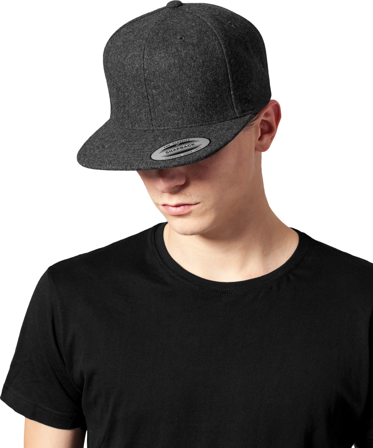 Melton wool snapback (6689M)